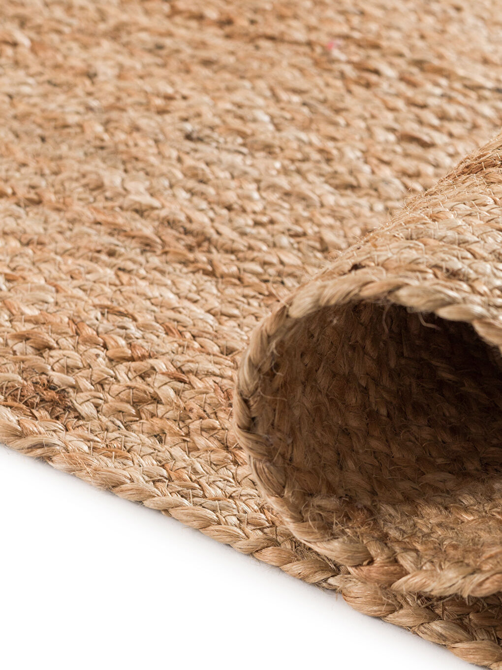 Kahverengi Örgü Desenli Halı 80x150 cm-3