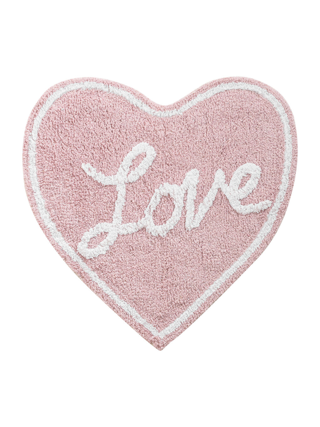 Karışık Kalp Figürlü Pelüş Banyo Paspası-4