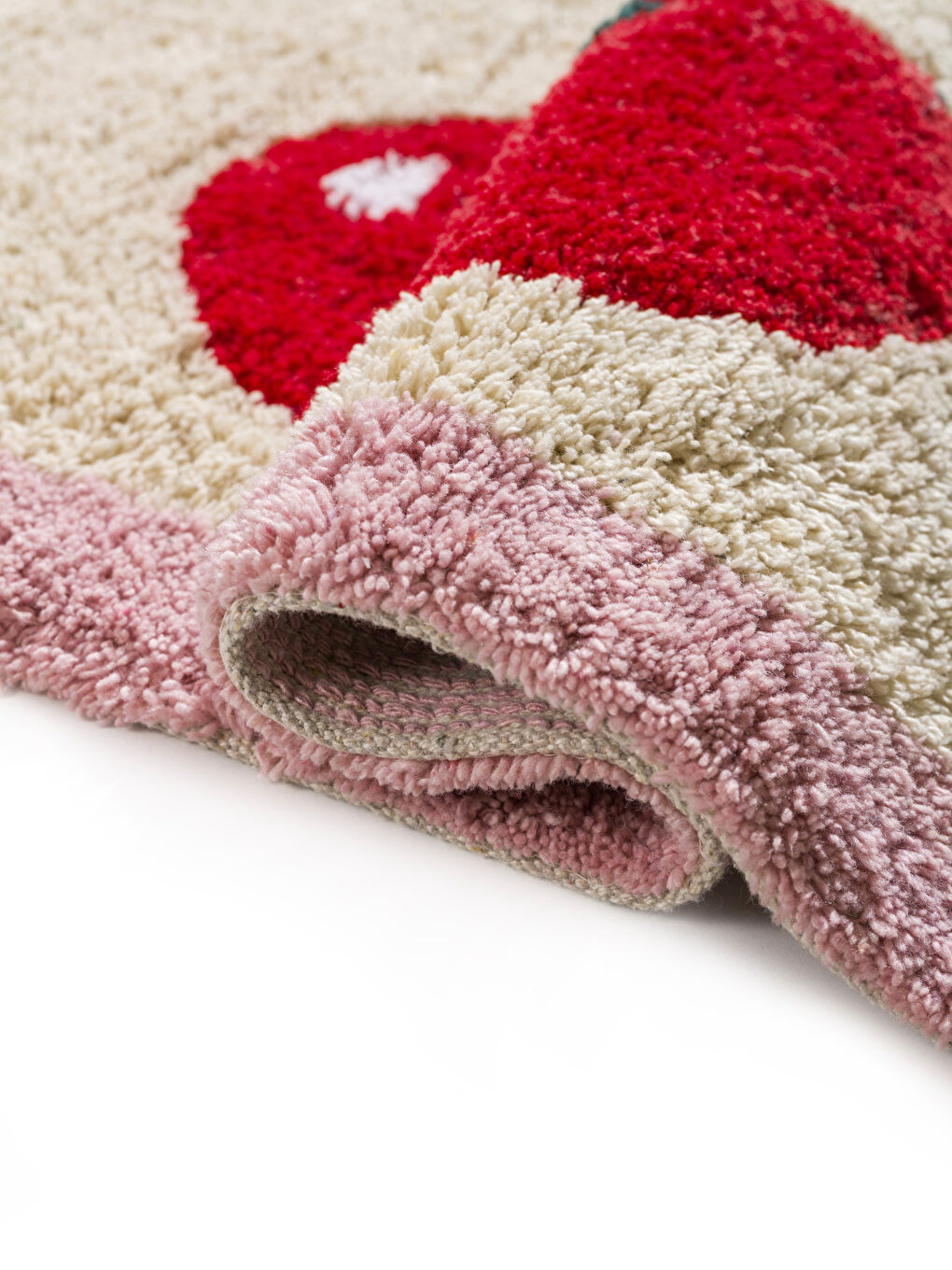 Tapis de bain imprimé cerise 50x80 cm-3