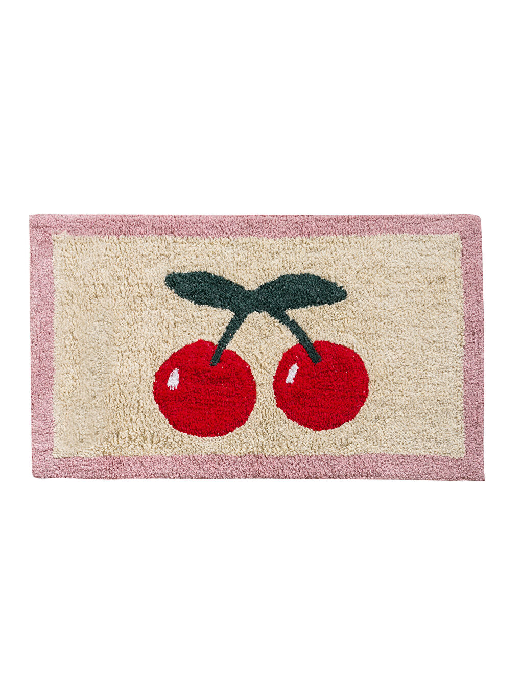 Tapis de bain imprimé cerise 50x80 cm-5