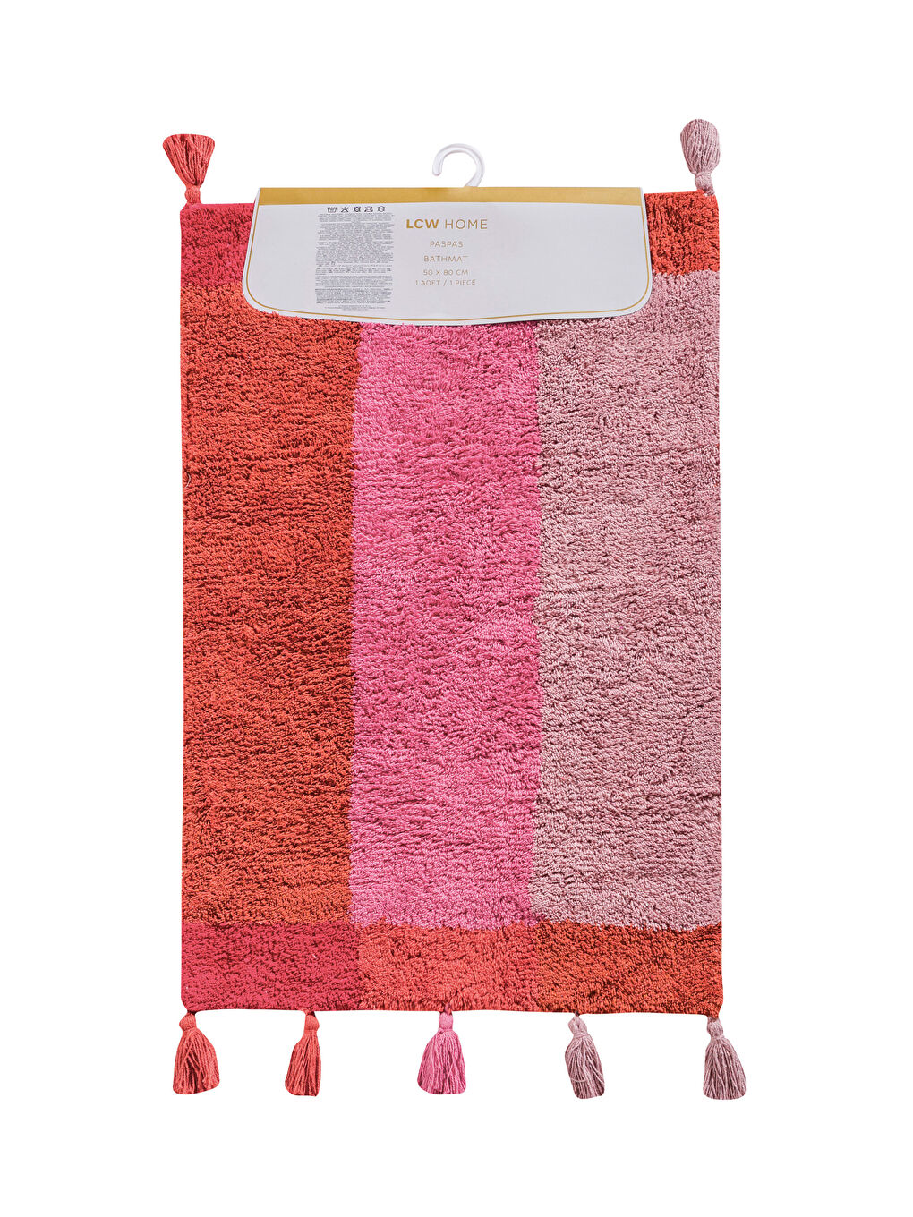 Karışık Püsküllü Banyo Paspası 50x80 cm-4