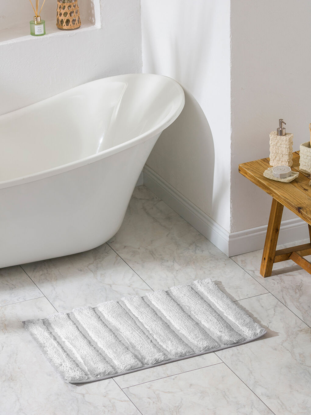 Covoraș de baie GRI