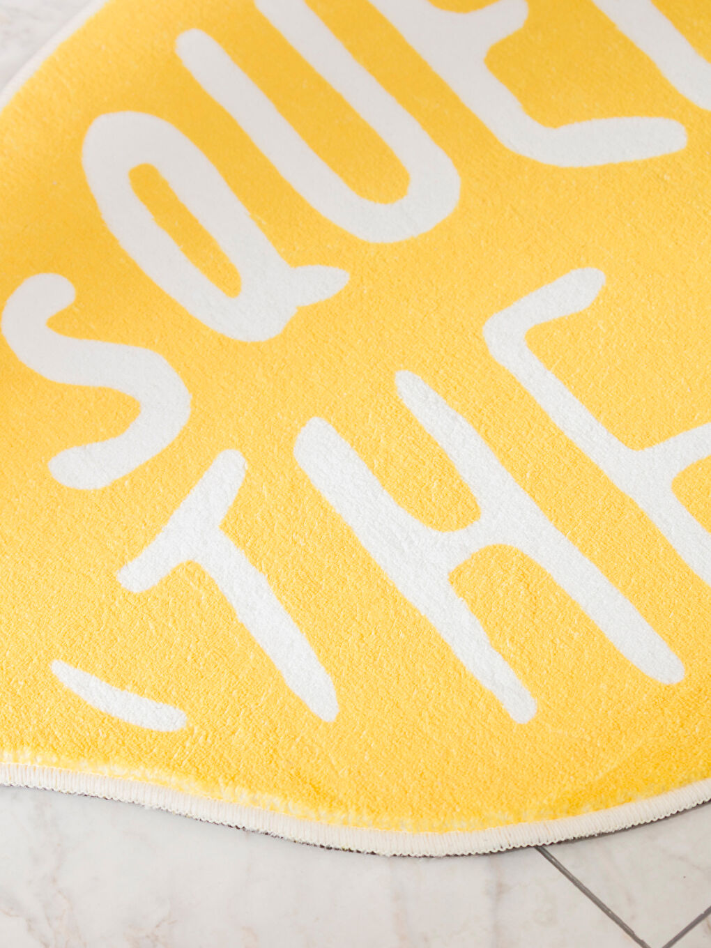 Lemon Figured Bath Mat 50x80 cm-1