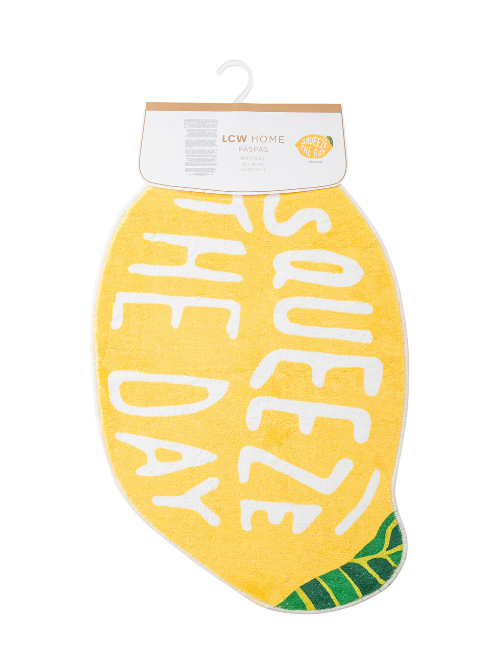 Lemon Figured Bath Mat 50x80 cm-4