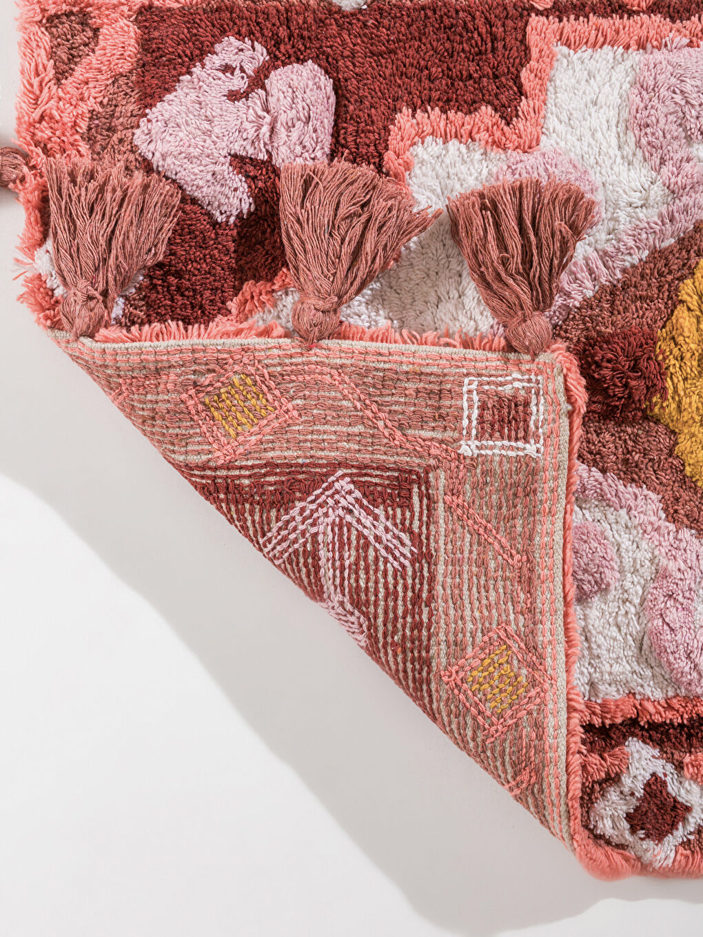 Karışık Püsküllü Banyo Paspası 50x80 cm-2