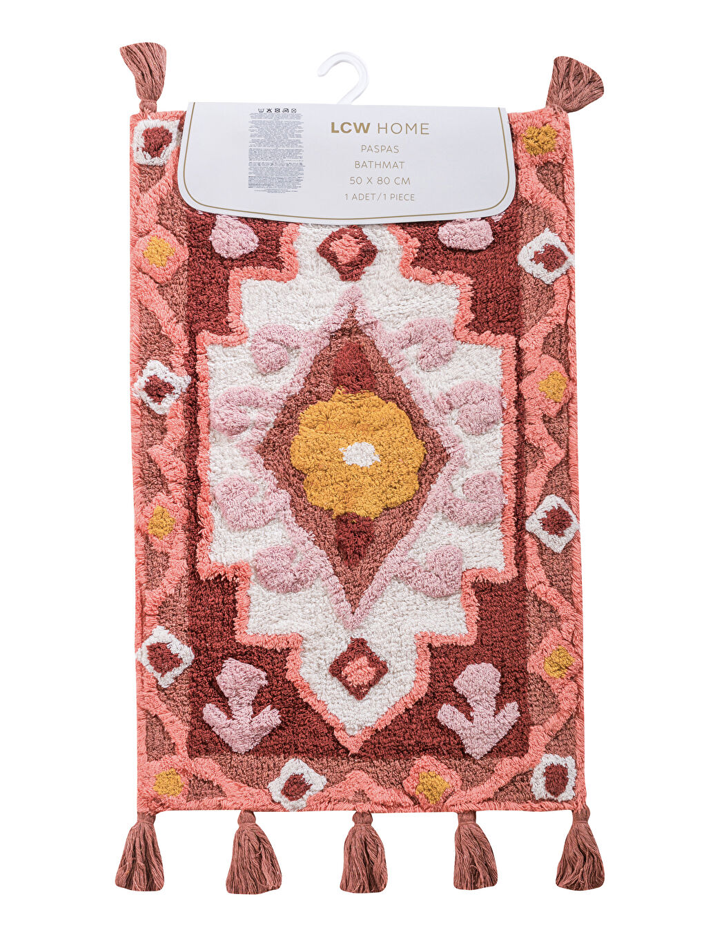 Karışık Püsküllü Banyo Paspası 50x80 cm-4