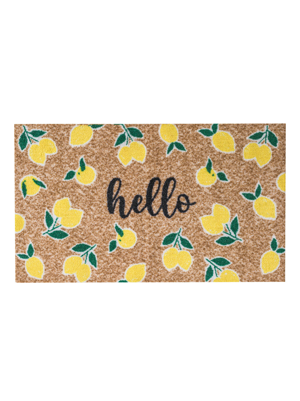 Karışık Limon Baskılı Kapı Önü Paspası-3