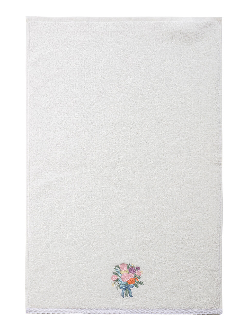 Floral Embroidered Hand Towel 50x80 cm-4