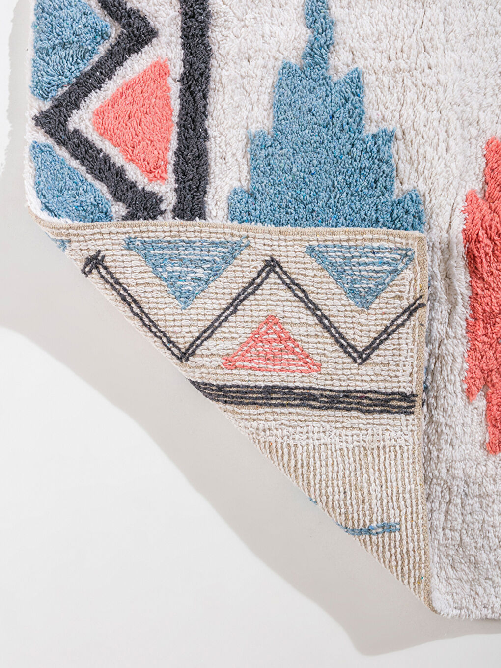 Karışık Desenli Pelüş Banyo Paspası 50x80 cm-2