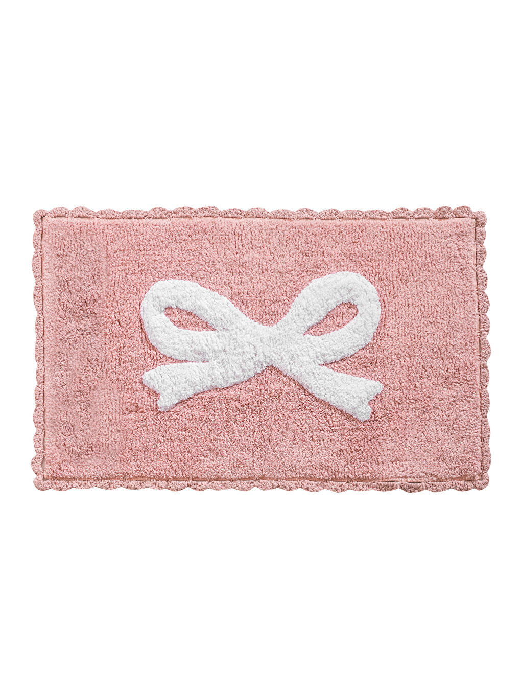 Pembe Fiyonk Baskılı Pelüş Banyo Paspası 50x80 cm-5