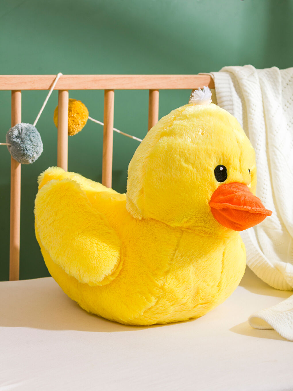 Karışık Ördek Figürlü Pelüş Bebek Kırlent 40 cm