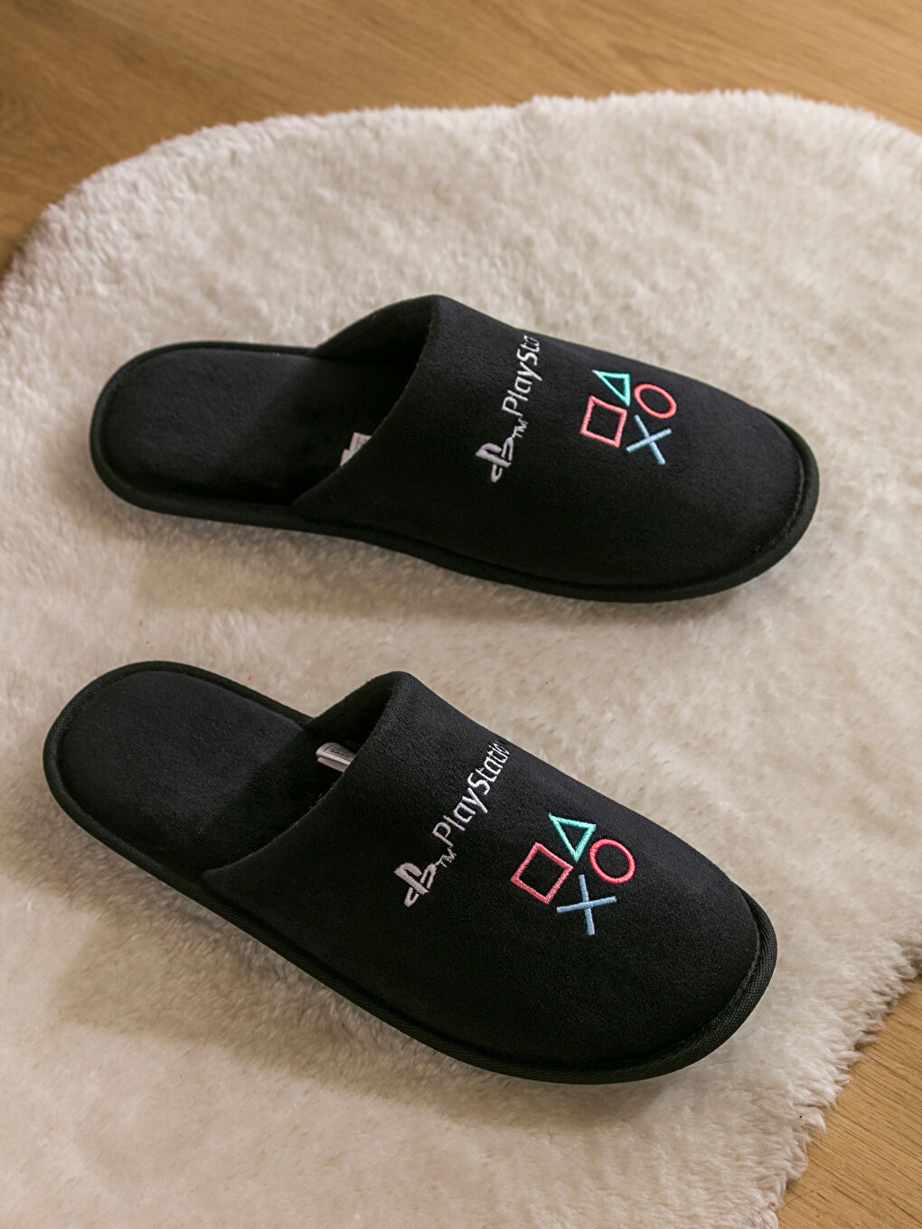 Man BLACK Home Slippers-1