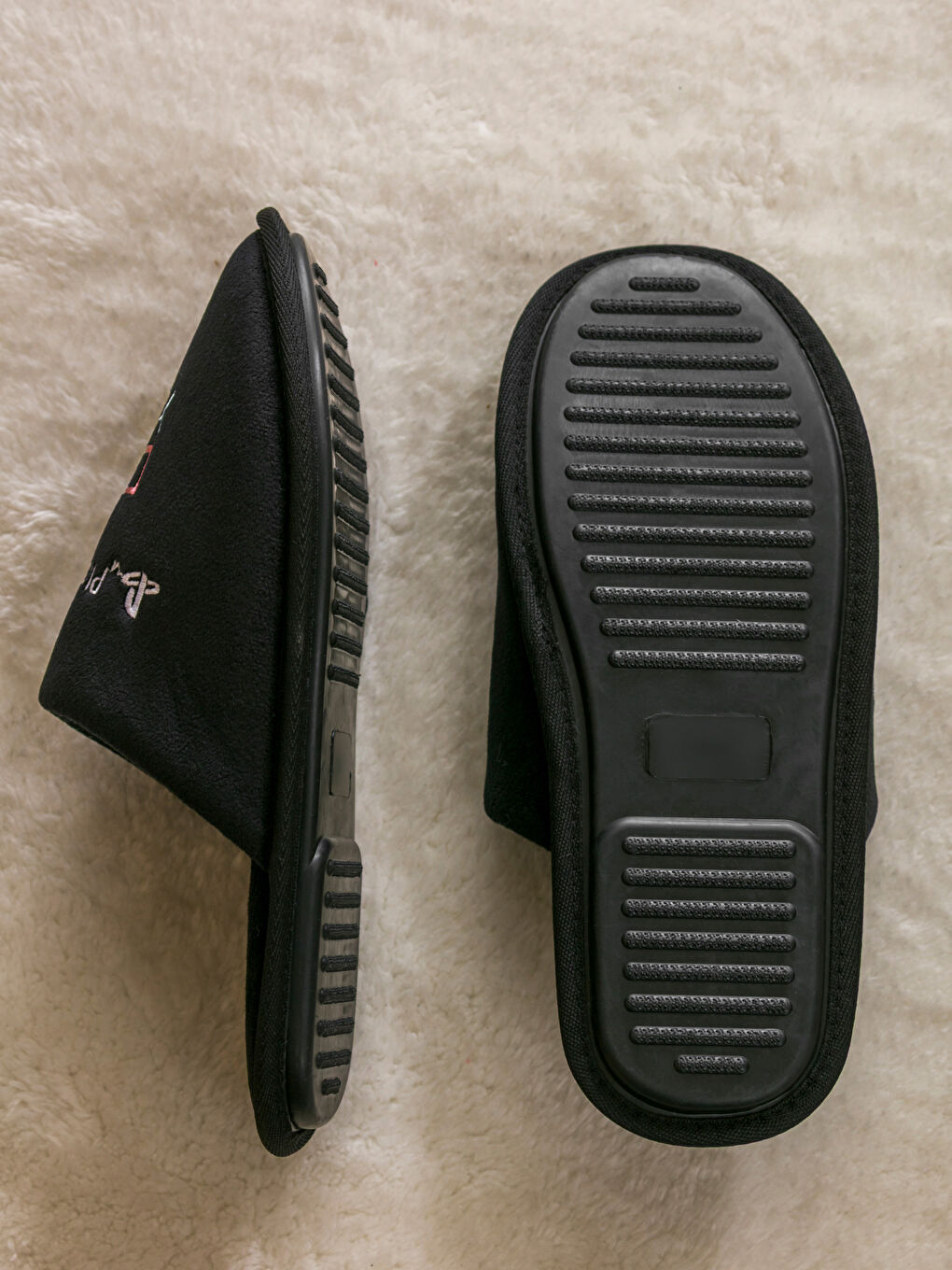Man BLACK Home Slippers-3