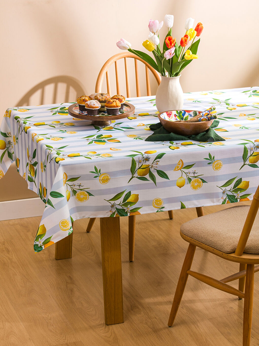 پەڕۆی سەر مێز چاپی لیمۆ 140x180 cm