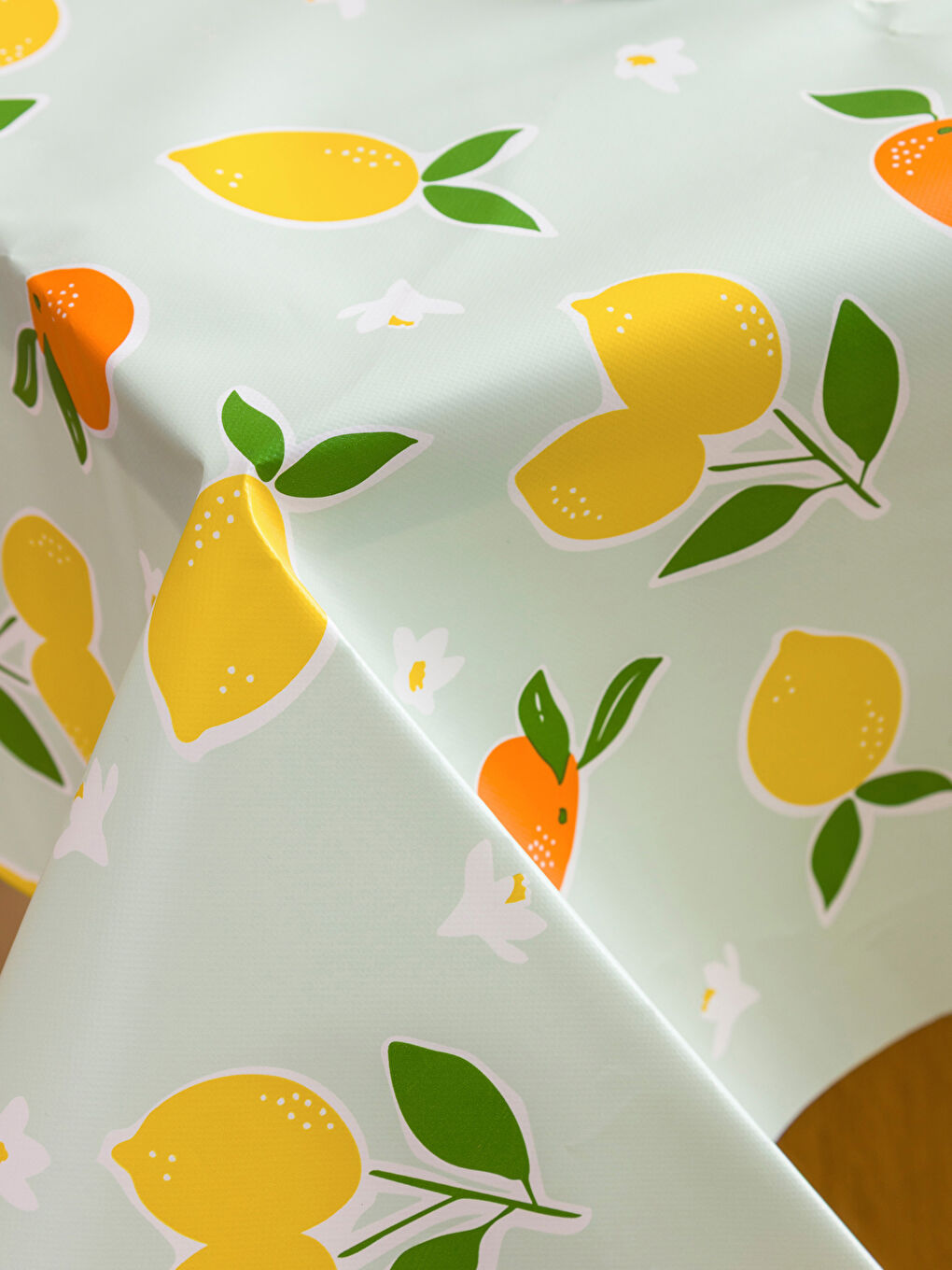 Karışık Limon Desenli Masa Örtüsü 140x180 cm-2