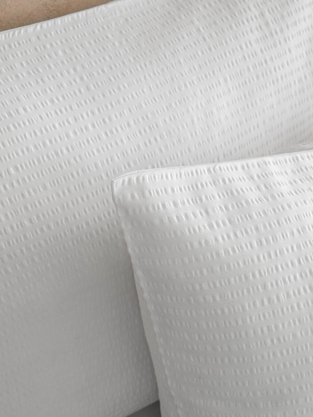 Beyaz Çift Kişilik Pamuklu Nevresim Seti-3