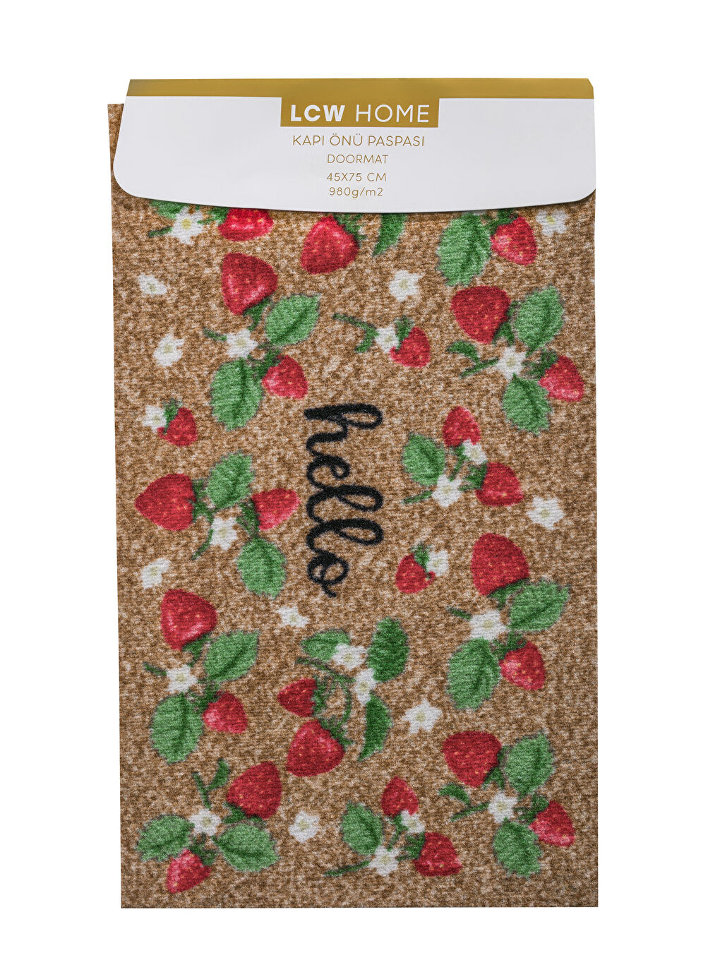 Karışık Baslkılı Kapı Önü Paspası 45x75 cm-2