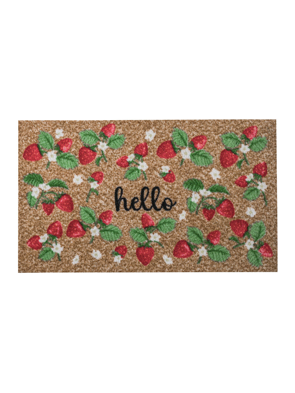 Karışık Baslkılı Kapı Önü Paspası 45x75 cm