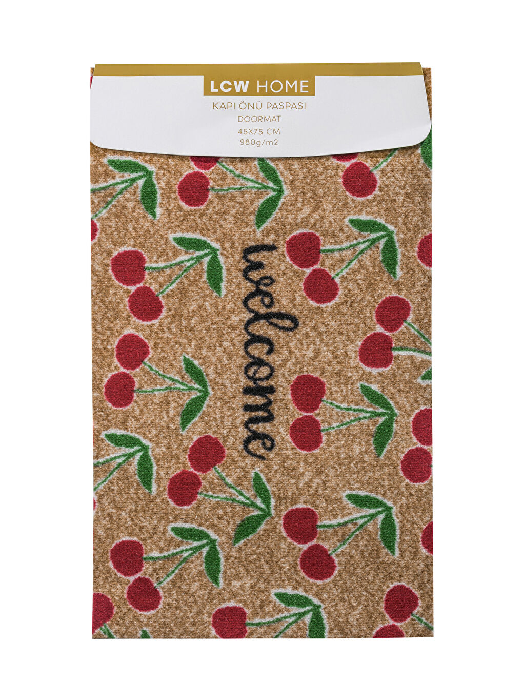 Karışık Yazı Baskılı Kapı Önü Paspası 45x75 cm-2
