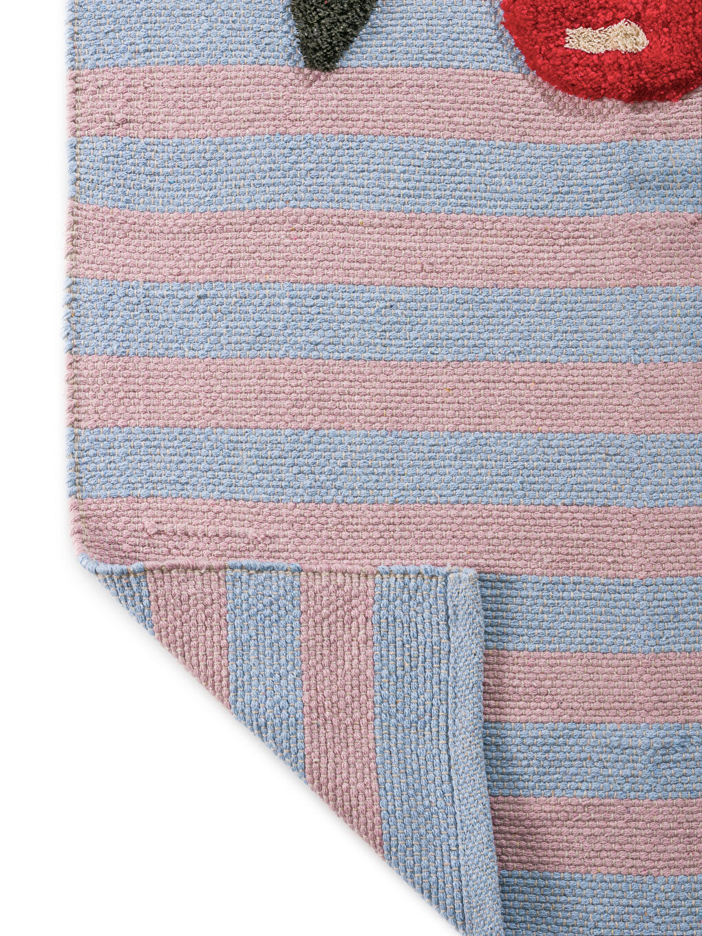 Cherry Print Kilim Rug 70x140 cm-2