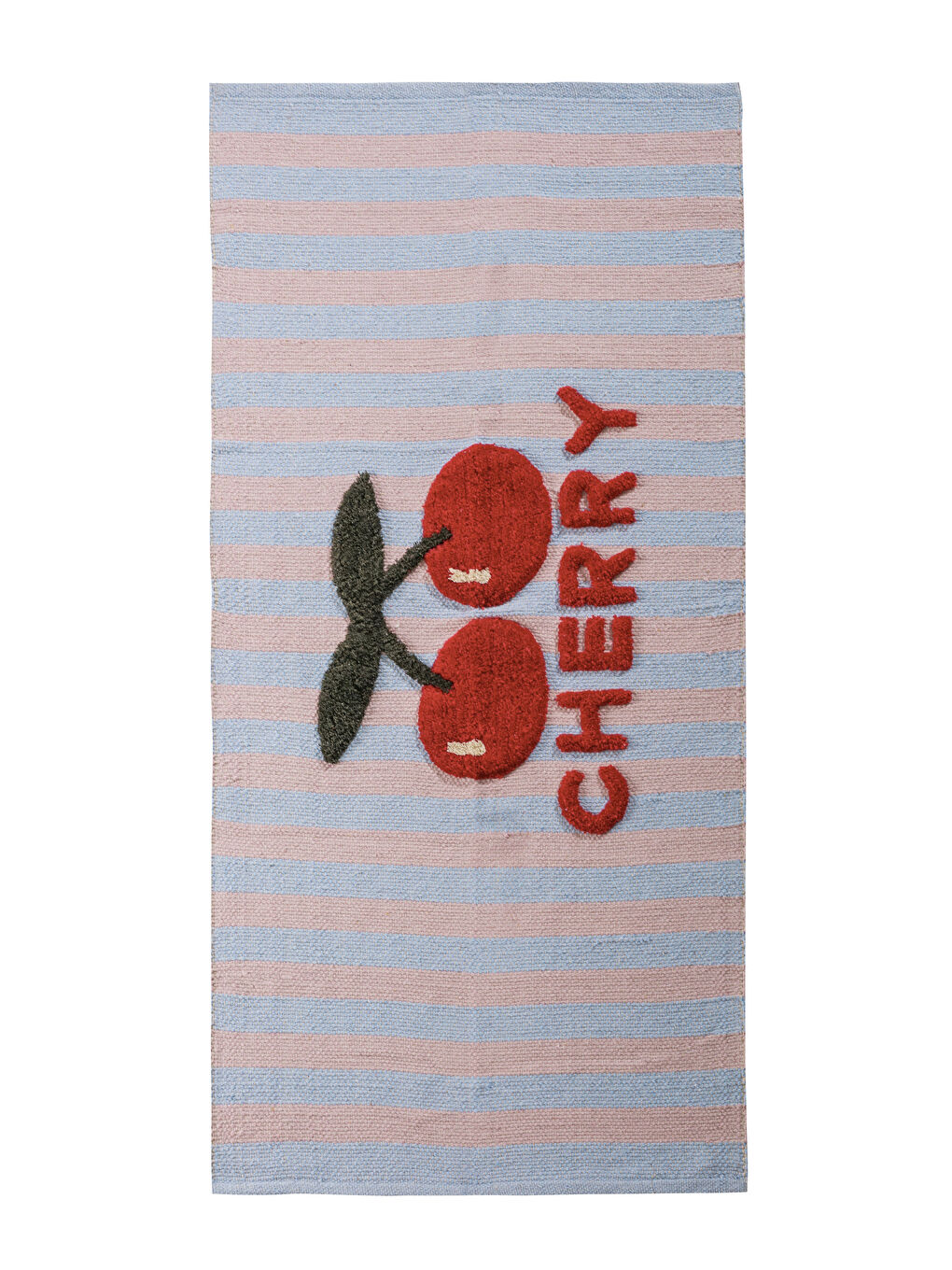 Cherry Print Kilim Rug 70x140 cm-5