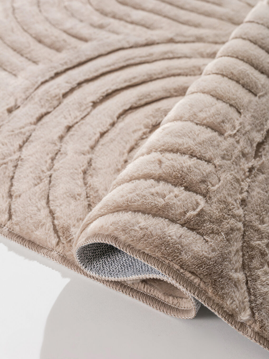 Kahverengi Desenli Halı 80x150 cm-3