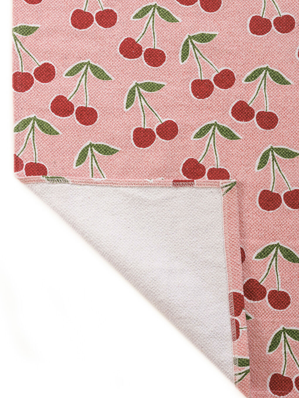 Kiraz Baskılı Halı 70x140 cm-3