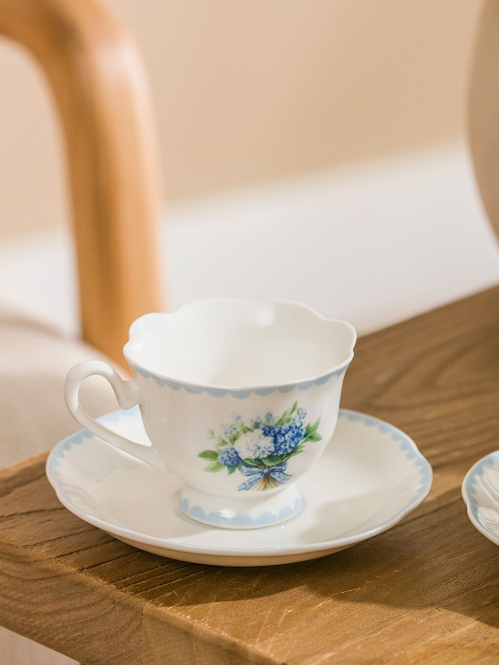 Karışık Baskılı 2 Kişilik Porselen Kahve Fincan Takımı 90 ml-1