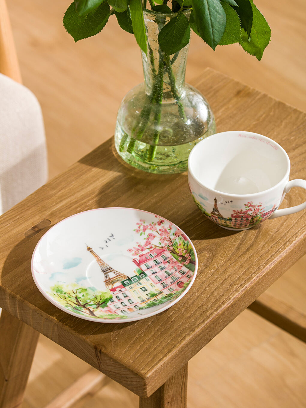 Karışık Baskılı Porselen Çay Fİncan Takımı-2