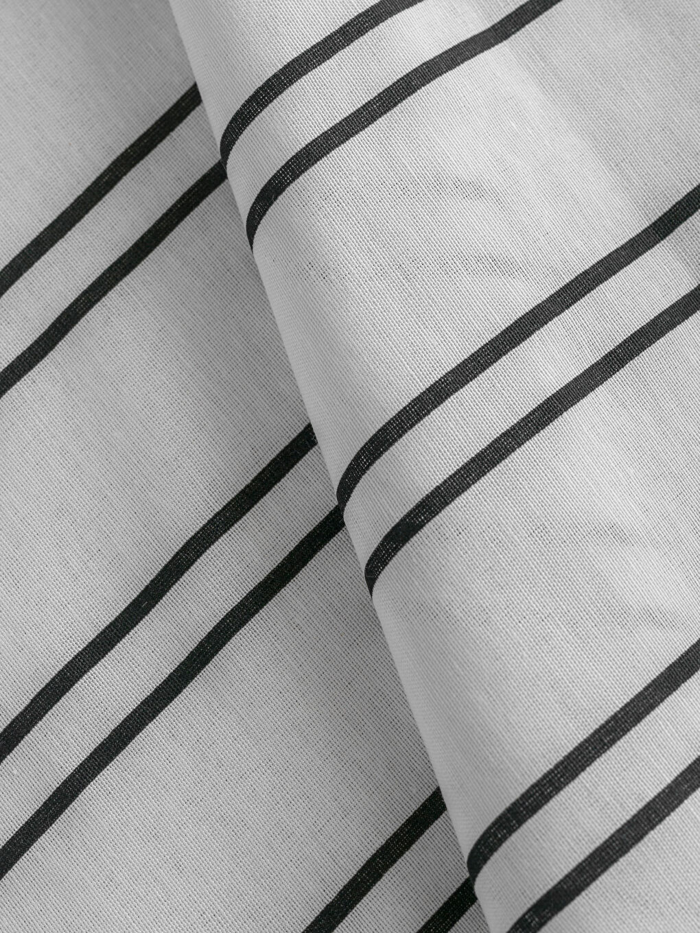 Siyah Çizgi Desenli Tek Kişilik Çarşaf-2