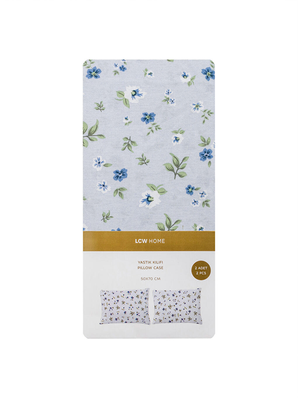 Karışık Desenli Yastık Kılıfı 2'li 50x70 cm-3