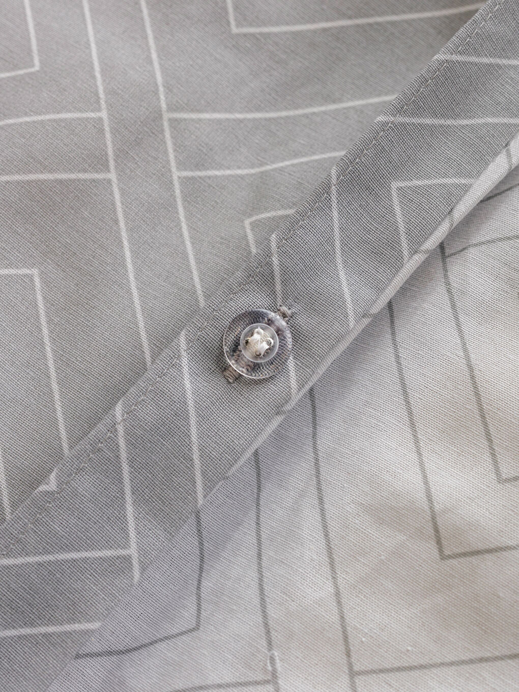 Gri Desenli Çift Kişilik Nevresim Seti-5