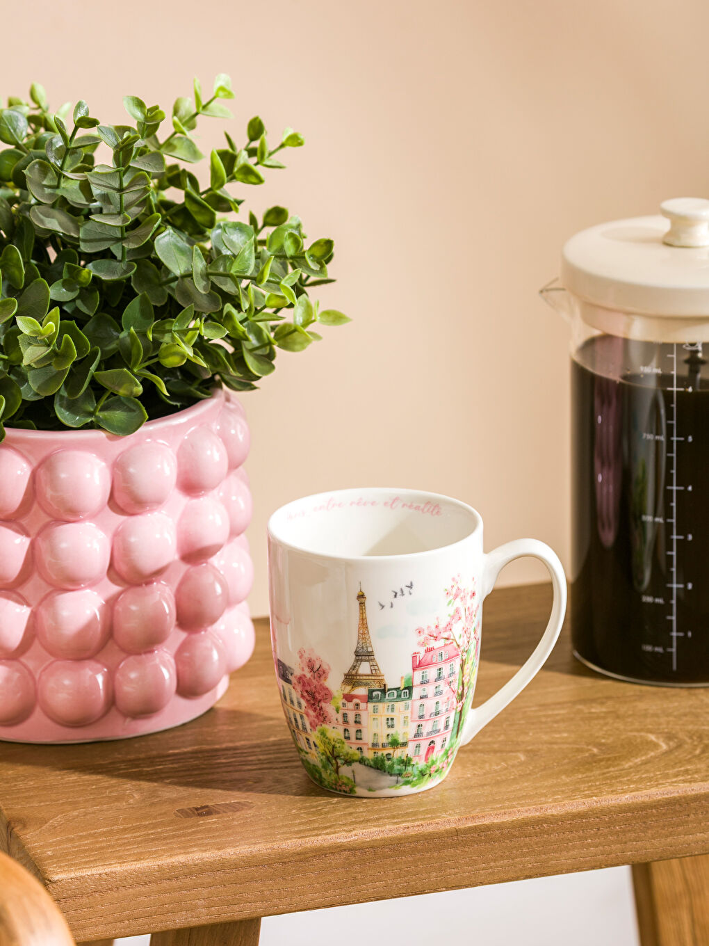 Karışık Baskılı Porselen Kupa 320 ml