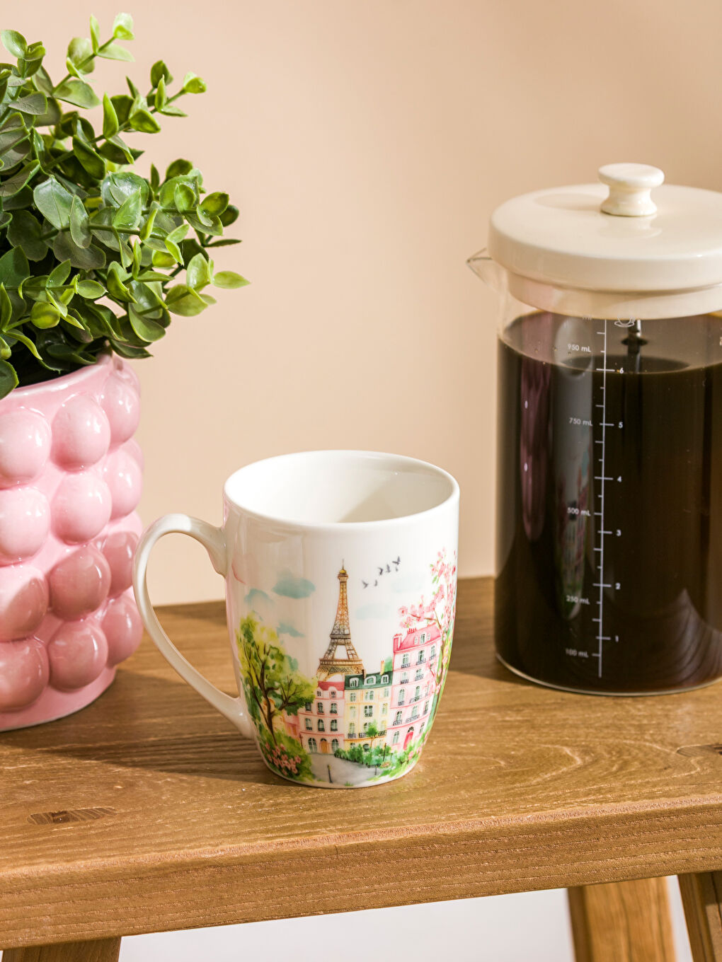 Karışık Baskılı Porselen Kupa 320 ml-1