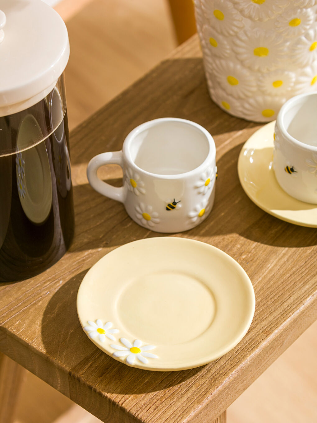 Karışık Baskılı 2 Kişilik Porselen Kahve Fincan Takımı 90 ml-2