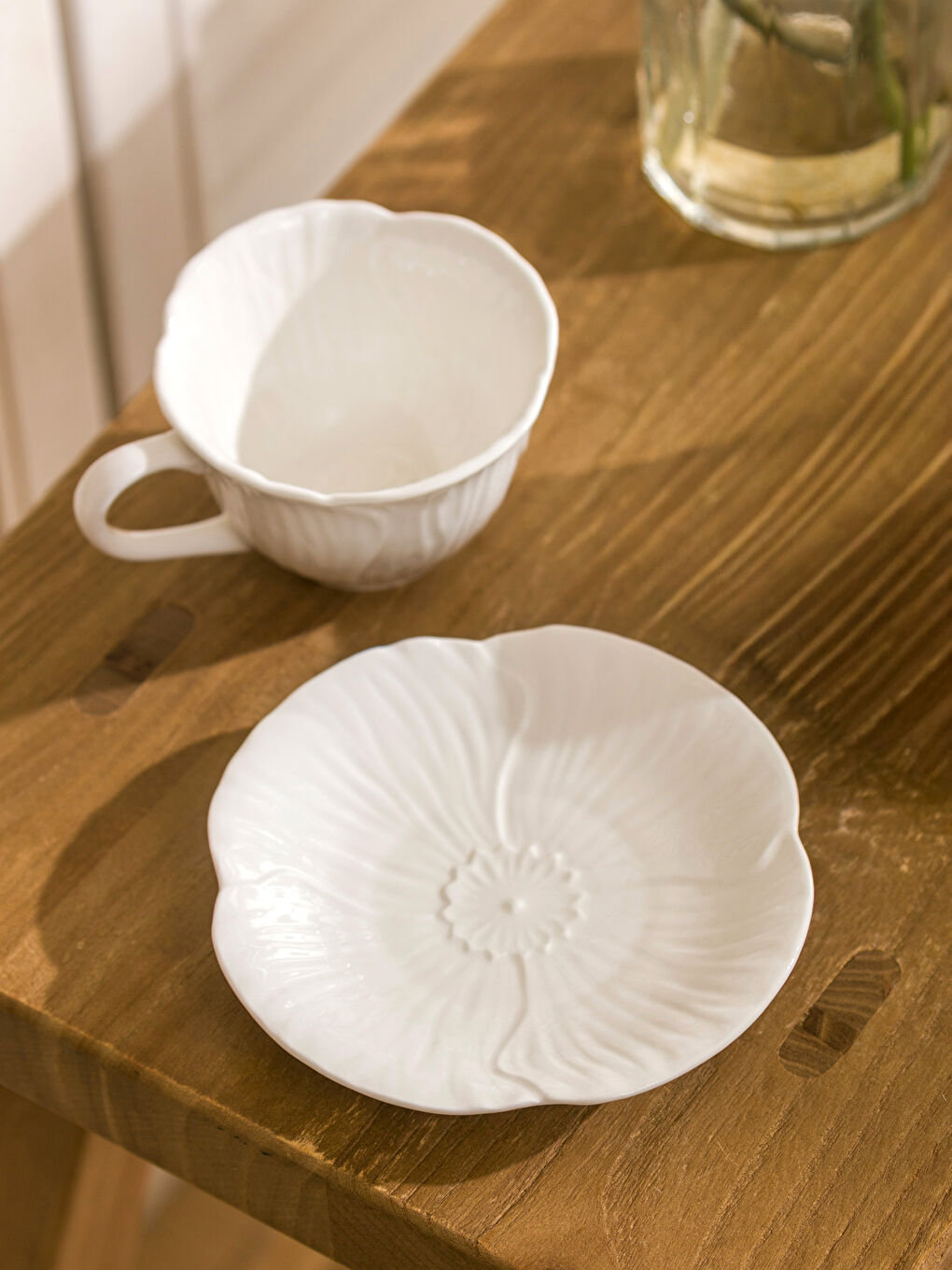 Beyaz Porselen Çay Fincan Takımı-2