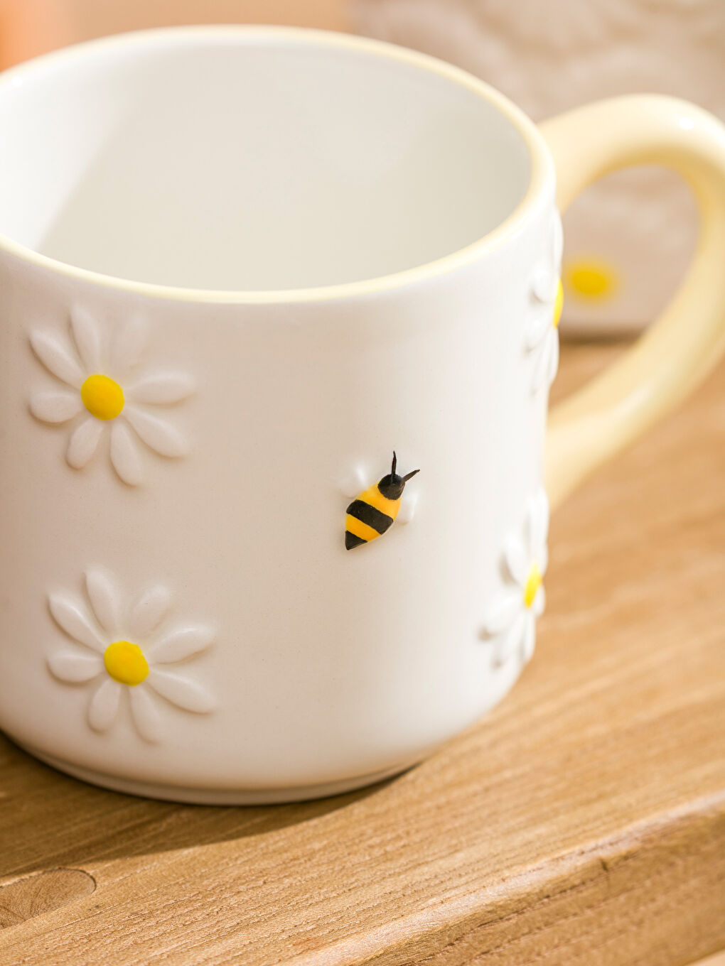 Karışık Çiçek Baskılı Seramik Kupa -2