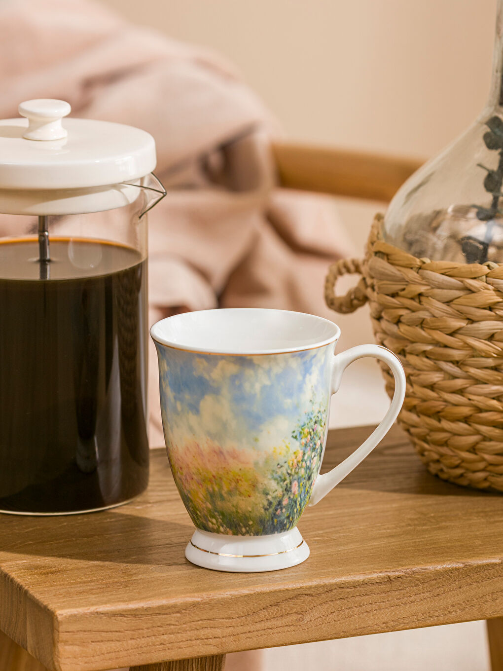 Karışık Baskılı Porselen Kupa 280 ml-1