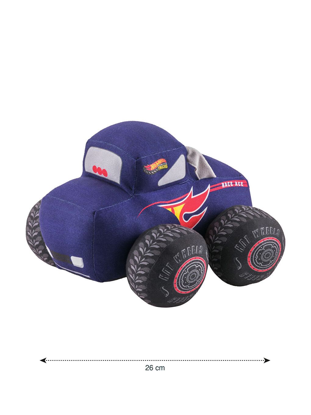 Karışık Araba Figürlü Pelüş Bebek Kırlent 26 cm-3