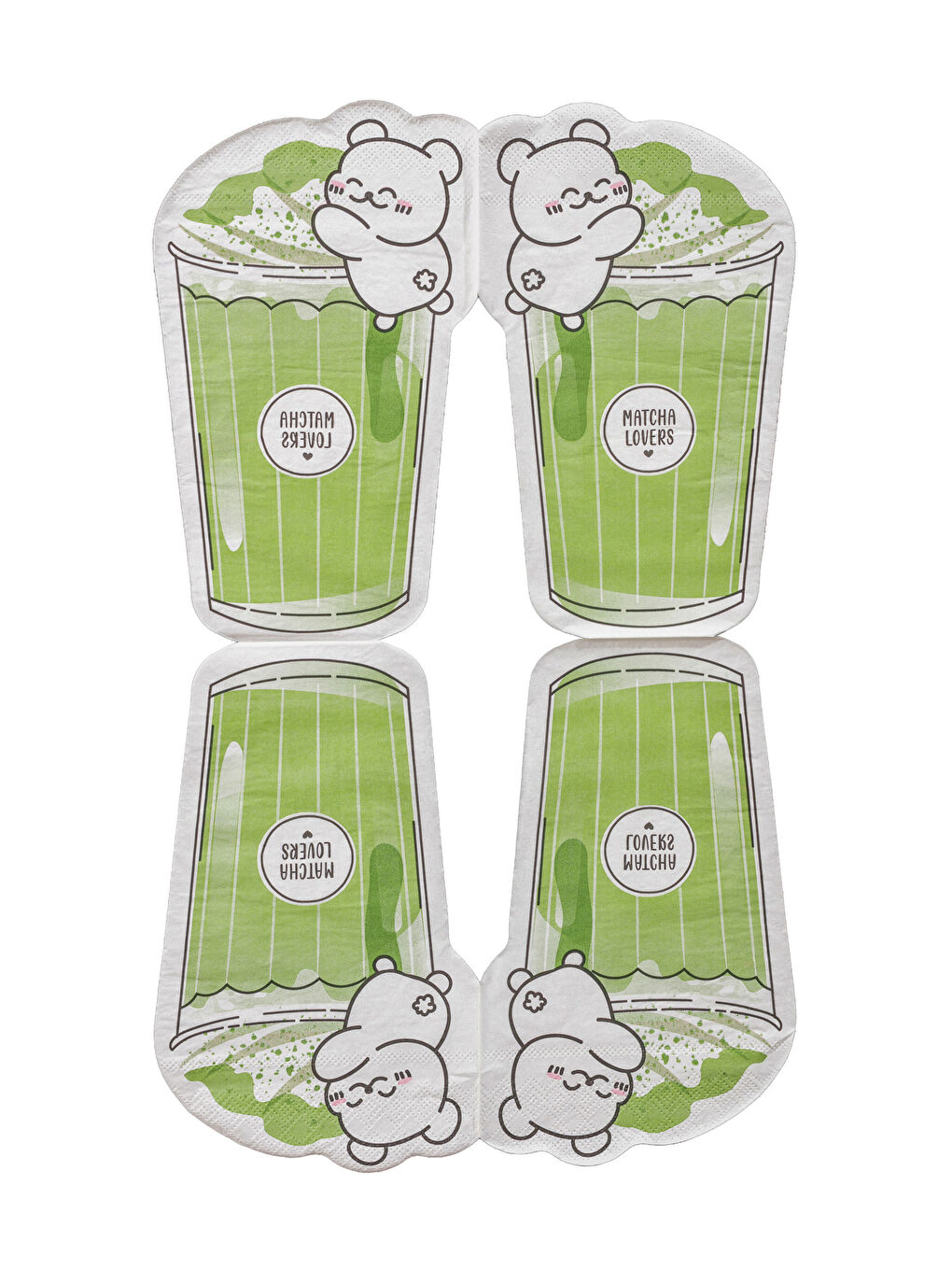 Yeşil Baskılı Kağıt Peçete 20'li-3