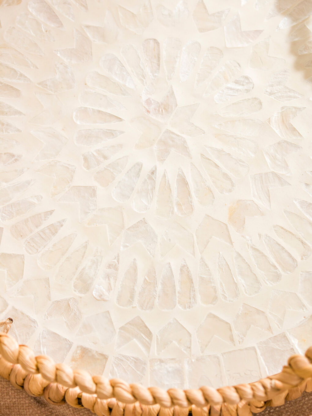 Karışık Dekoratif Hasır Sepet 30 cm-3