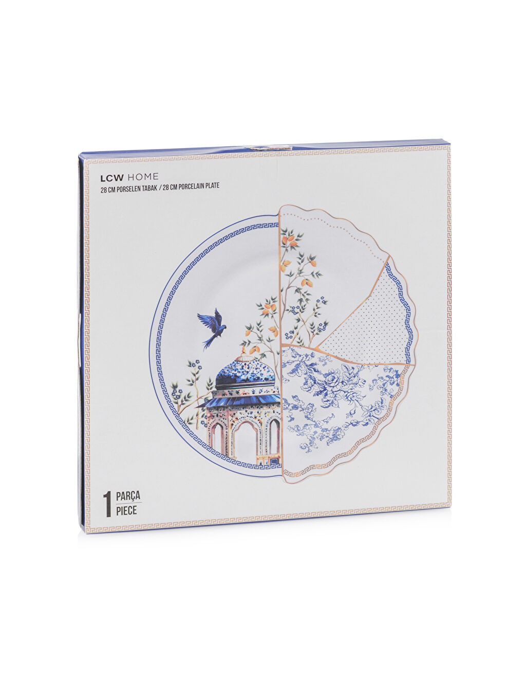 Printed Porcelain Serving Plate 28 cm-3