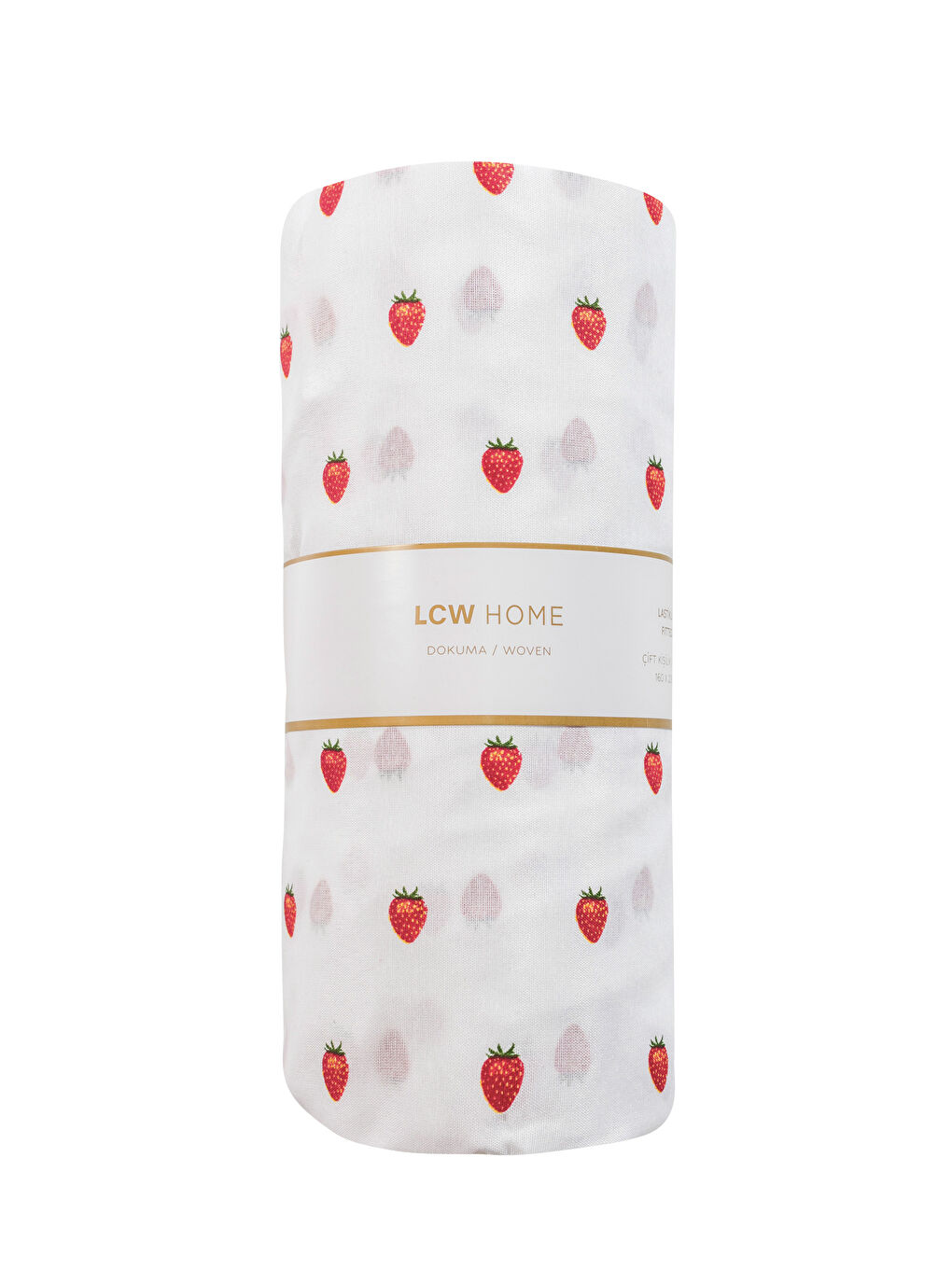 Karışık Çilek Desenli Çift Kişilik Lastikli Çarşaf-4