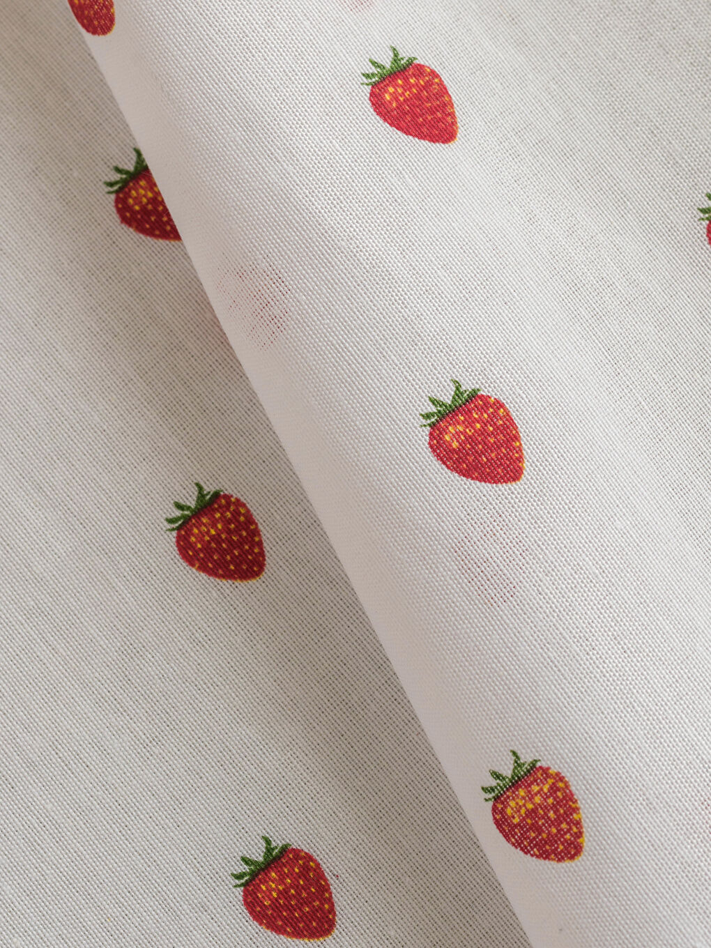 Karışık Çilek Desenli Tek Kişilik Lastikli Çarşaf-2