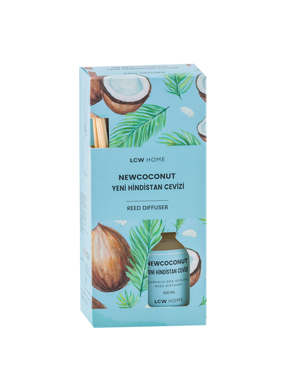 Karışık Hindistan Cevizi Kokulu Çubuklu Oda Kokusu 100 ml-3