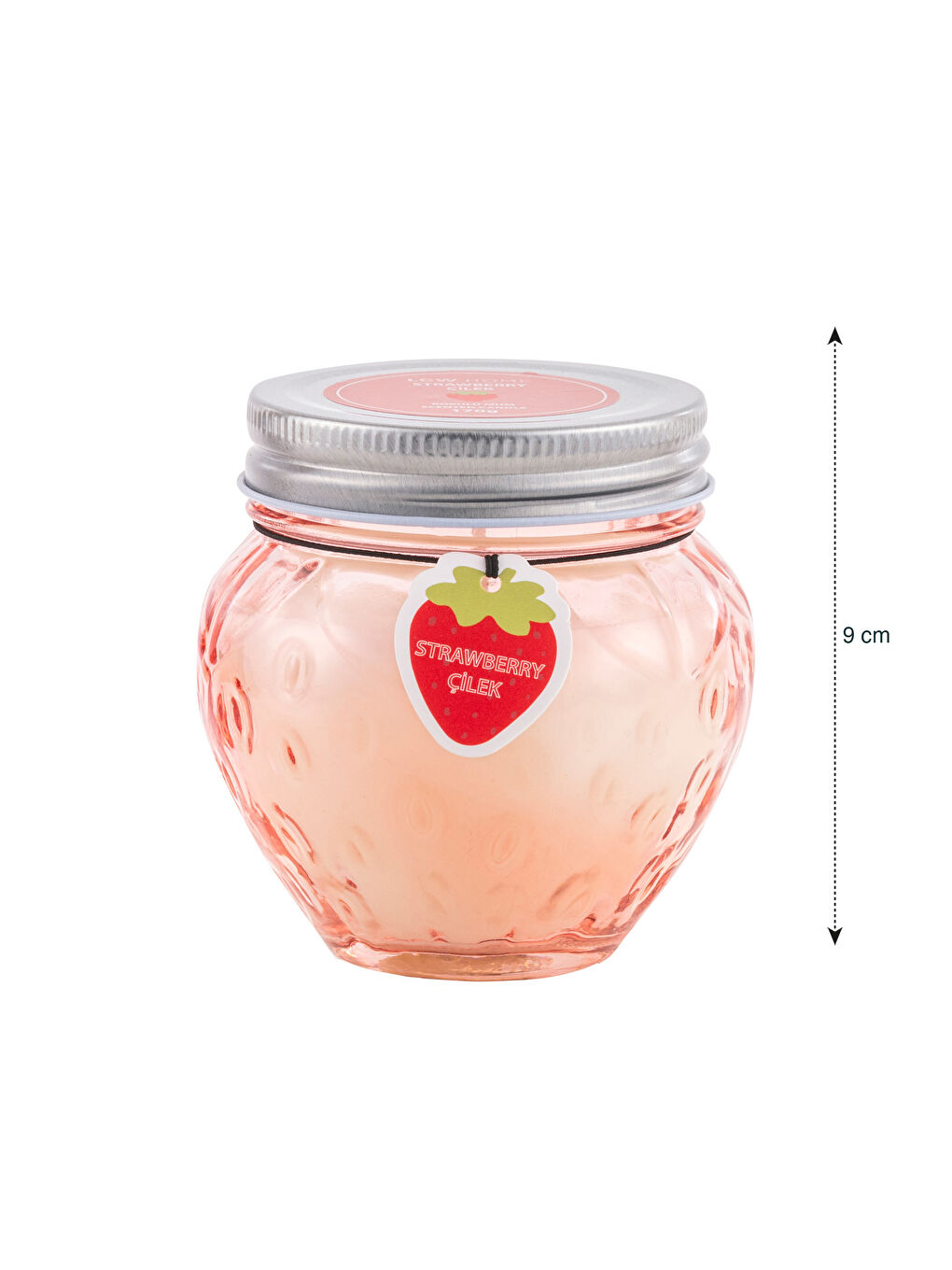 Karışık Çilek Kokulu Bardak Mum-3