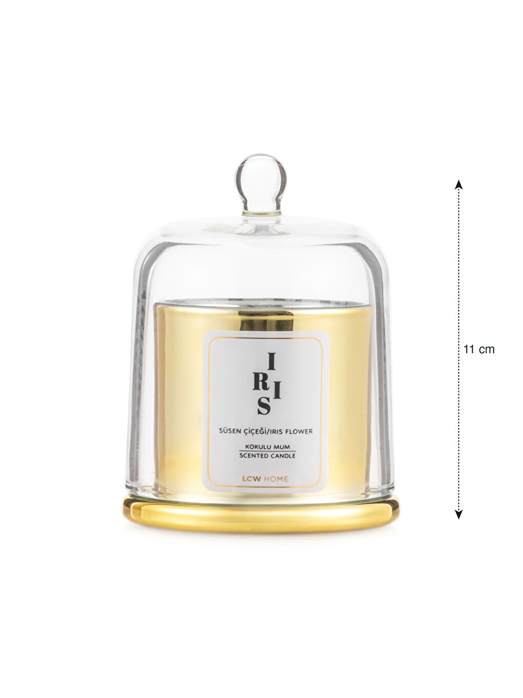 Renksiz Çiçek Kokulu Bardak Mum-3