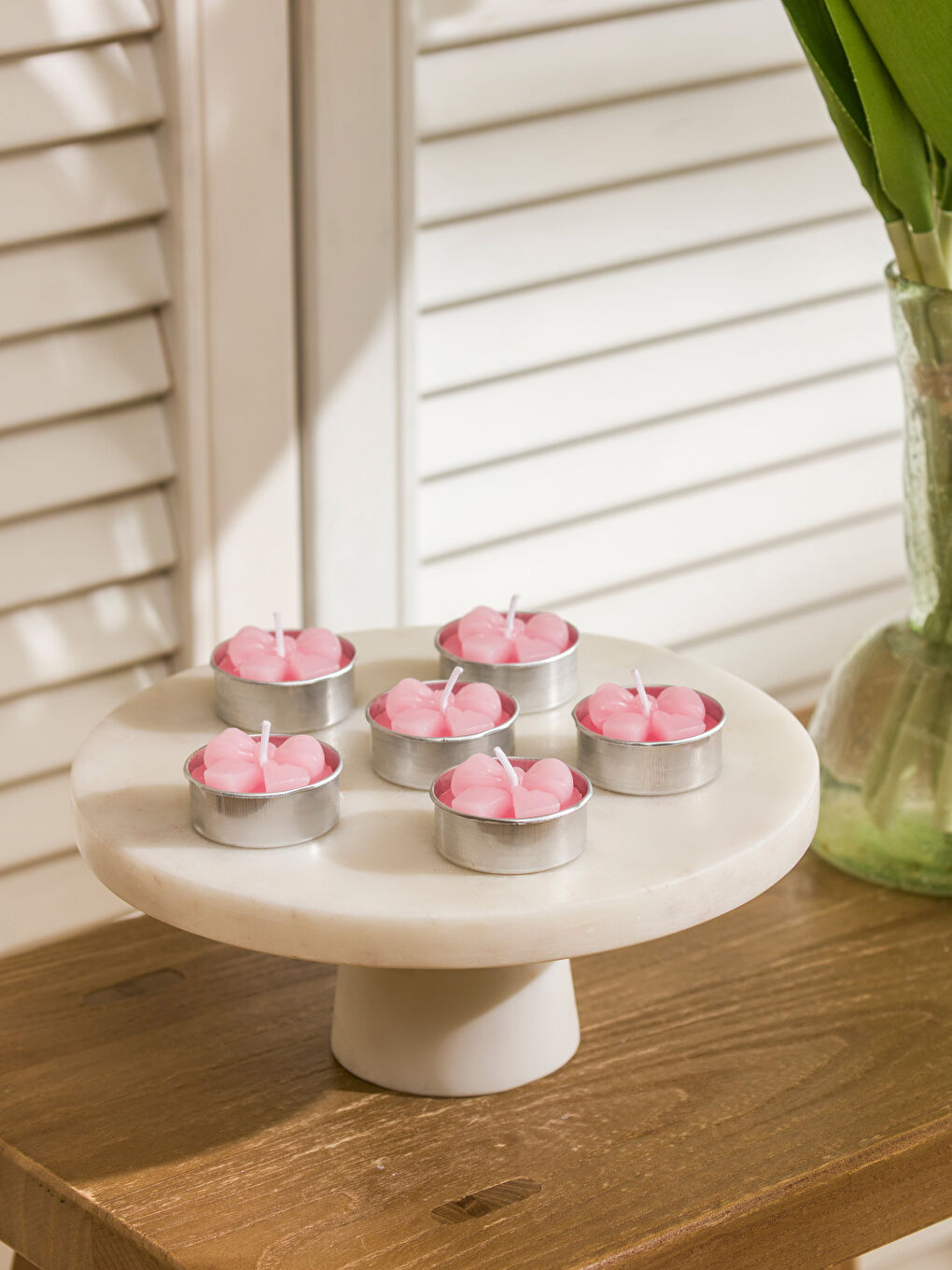 Karışık Fiyonk Figürlü Dekoratif Mum 6'lı-1