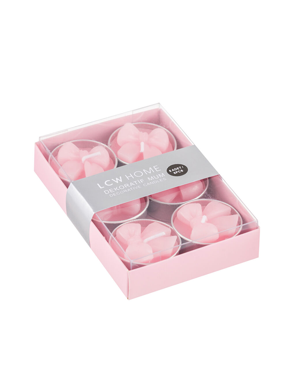 Karışık Fiyonk Figürlü Dekoratif Mum 6'lı-3