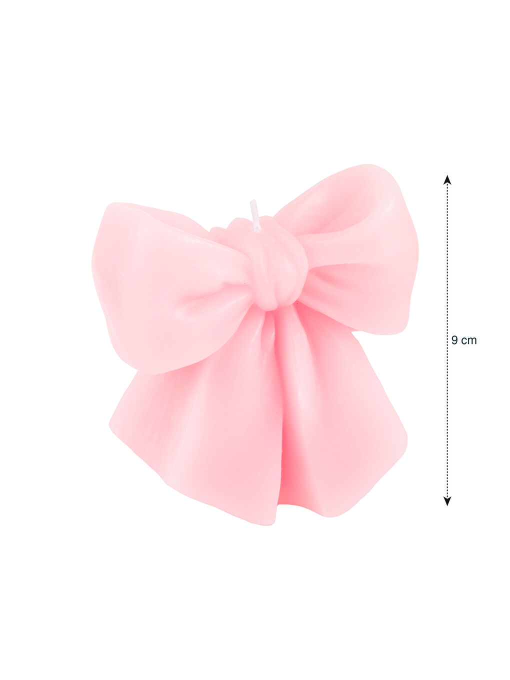 Pembe Fiyonk Figürlü Mum 9 cm-4